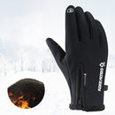 Motorradhandschuhe Moto-Handschuhe Winter-Thermo-Fleece gefütterte Winter-wasserabweisende Touchscreen-rutschfeste Motorrad-Reithandschuhe