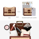 LA FESTIN 2021 New Niche Chain Satchels Organ Designer Women Retro Shoulder Fashion Messenger Square Bag Luxury Leather Handbag