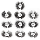 Großhandelseinzelteile Lashes Eye Bulk Lots 4/10/50/100 PCS Natürliche lange falsche Wimpern Fluffy Wispy Faux 3D Mink Lashes Soft Handmade