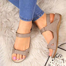2022 Sommer Frau Sandalen Neue College Stil Damen Sandalen Low Heel Wedge Casual Frauen Schuhe Mode Leder Neue Schuhe Für Femme