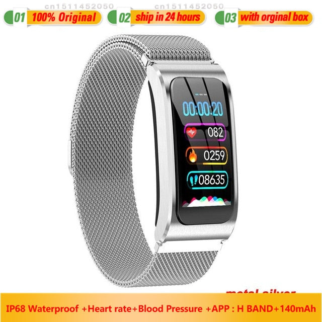 Greentiger AK12 Smart Armband Männer Frauen IP68 Wasserdicht Blutdruck Menstruationszyklus Monitor Fitness Tracker Smart Band