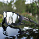 2019 Brandneue polarisierte Fahrradbrille Mountainbike Fahrradbrille Outdoor Sports Fahrradbrille Sonnenbrille UV400 4 Linse