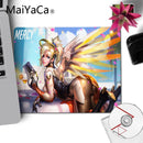 MaiYaCa Overwatchs Mauspad 700 x 300 x 2 mm Gaming-Mauspad Anime Büro Notbook Schreibtischunterlage Locked Edge Padmouse Spiele PC Gamer-Matten