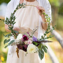 10-40 cm Gold Metall Ring Blumenkranz Girlande Jäten Dekoration für Hochzeiten Brautparty Home Party Dekoration Catcher Hoops