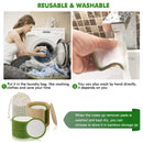 Almohadillas desmaquillantes de algodón y bambú, 16 Uds., almohadillas de limpieza Facial suaves reutilizables para quitar la máscara de labios, sombra de ojos, base de lápiz labial