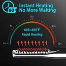 Kabelloser Mini-Haarkamm für Männer, schneller Bartbürstenglätter, tragbare elektrische USB-Ladekämme für Männerbart