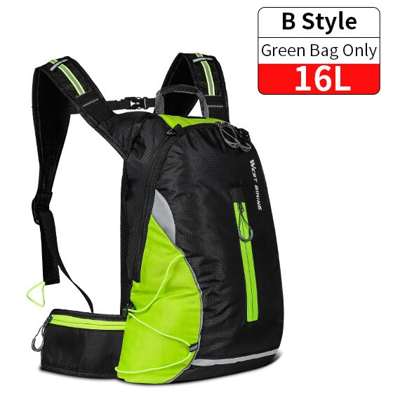 WEST BIKING Wasserdichte Fahrradtasche Tragbare Reflektierende Sport Radfahren Rucksack Outdoor Wandern Klettern MTB Fahrrad Zubehör