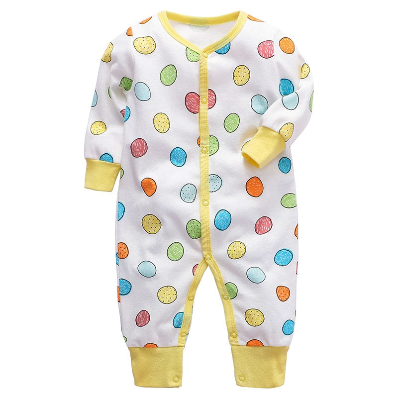 Baby Clothes Autumn 2021 Newborn Baby Pure Cotton Long-sleeved Jumpsuit Romper 3-24M Baby Boy&Girl Clothing