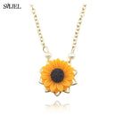 SMJEL Cartoon Sonnenblume Ohrringe für Frauen Mode Große Sonne Blume Erklärung Ohrring Koreanische Ohrstecker Schmuck Beste Freundin Geschenke