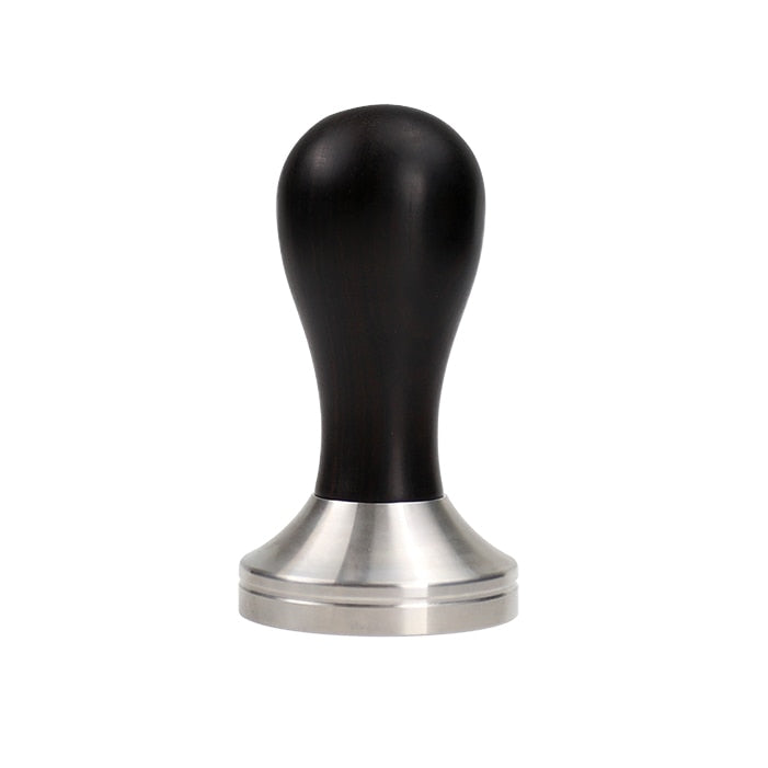 51/53/58mm ajustable de acero inoxidable Espresso café en polvo martillo café madera Tamper Set Barista herramientas distribución de café