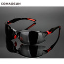 COMAXSUN Professionelle polarisierte Fahrradbrille Fahrradbrille Fahren Angeln Outdoor Sport Sonnenbrille UV 400 Tr90
