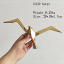 Amerikanischer Luxus aus reinem Kupfer, kreative Vogel, Möwe, Taube, hängende Wanddekoration, Retro-Industrie-Ornament, Wohnzimmer, Möwe