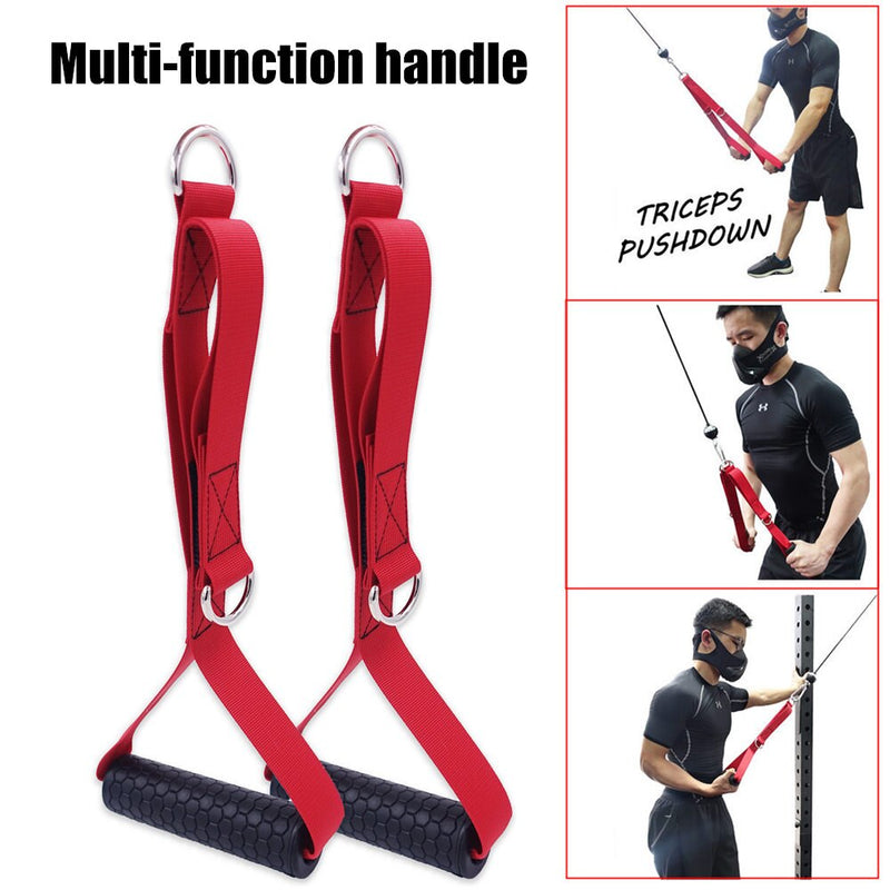 Fitness Home Gym Cable Machines Attachment Crossfit Bodybuilding Muscle Strength Training Workout Accessories Tricep Excercise