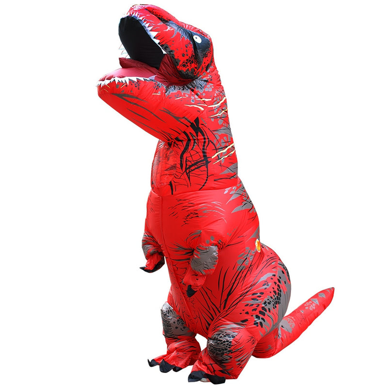Hot T-Rex Dinosaur Inflatable Costume Purim Halloween Party Cosplay Fancy Suits Mascot Cartoon Anime Dress for Adult Kids