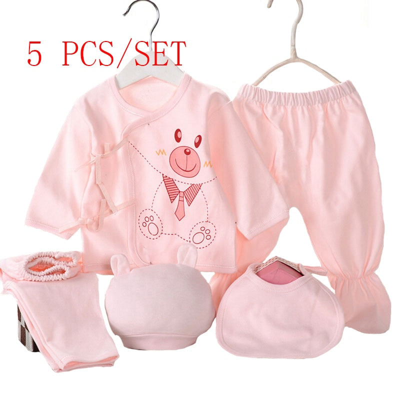 Baby Baumwolle Kleidung Sets Neugeborene Kleidung Outfits Geschenk Unterwäsche Anzüge Mädchen Frühling Herbst