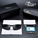 Cook Shark 2020 nuevas gafas de sol de aluminio y magnesio para hombre, gafas de sol polarizadas HD para conducir, gafas para conducir, marea