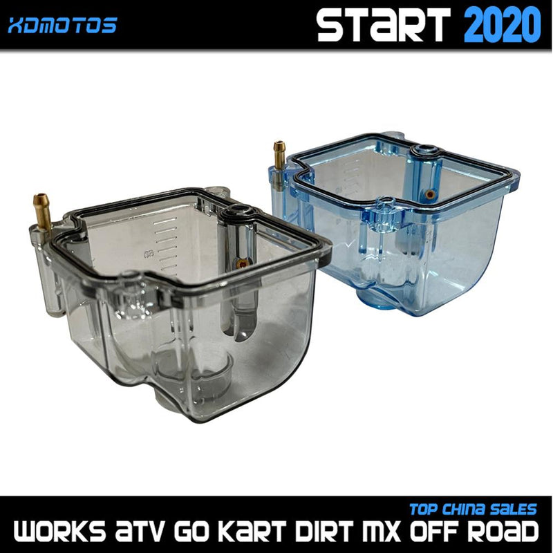 PWK Motorcycle Carburetor Clear Bottom Transparent Float Bowl Oli Cap For K.EIHI.N PWK KSR EVO O.K.O KO.SO Carb 21 26 28-34mm