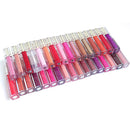 Lipgloss der Eigenmarke 50pcs/lot Großhandels-befeuchtende glänzende Funkeln-glatte Verfassungs-Lippenglanz-kundenspezifische flüssige Lippenstift-Masse