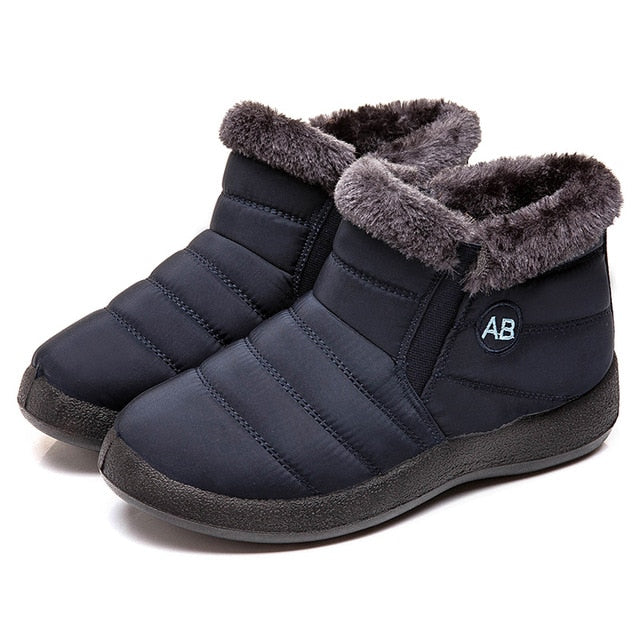 YAERNIWomen Boots 2019 Neue wasserdichte Schneestiefel für Winterschuhe Damen Casual Leichte Ankle Botas Mujer Warme Winterstiefel