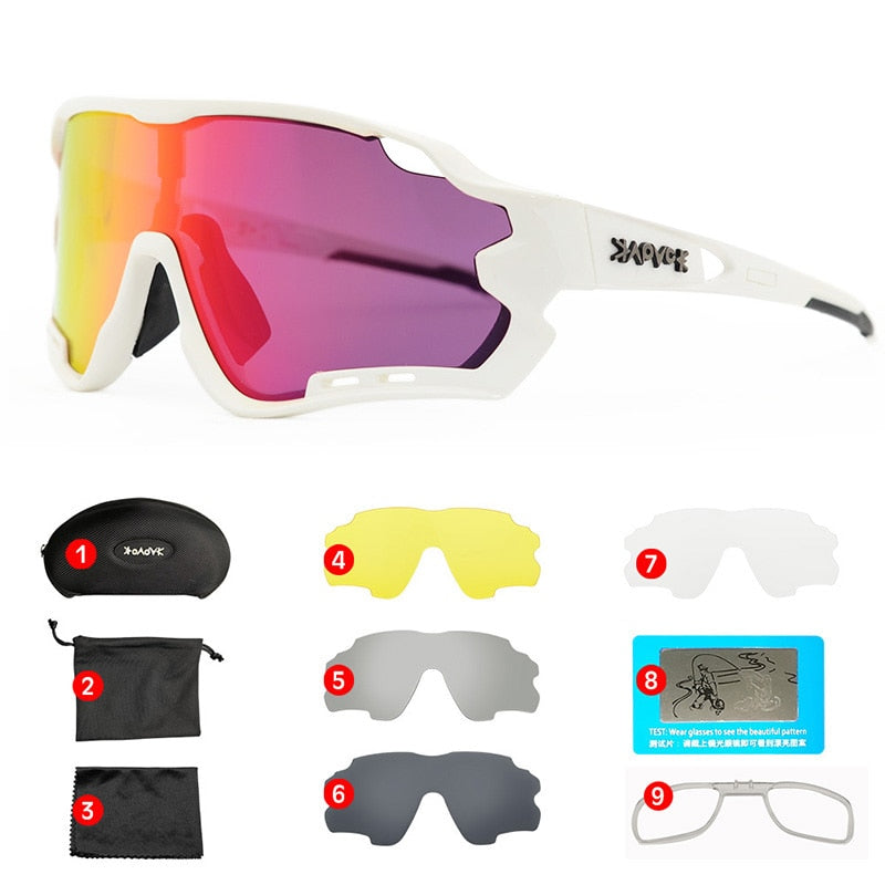 MTB Fahrradbrille Mann Frau Radfahren Sonnenbrille Uv400 Polarisierte Fahrradbrille Sport Racing Reitbrille Ciclismo 1 Linse