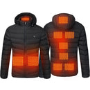 Männer 9 Bereiche Beheizte Jacke USB Winter Outdoor Elektrische Heizjacken Warm Sprots Thermomantel Kleidung Beheizbare Baumwolljacke