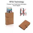 DIENQI Rfid Men Wallets Classic Card Holder Walet Male Purse Money Wallet Zipper Big Brand Luxury Black Leather Wallet For Men