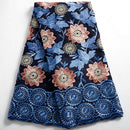 Schweizer Voile-Baumwollspitzenstoff African 2021 Stickerei Afrikanische Baumwoll-Voile-Spitze im Dubai-Stil für jede Hochzeitsfeier 2491A