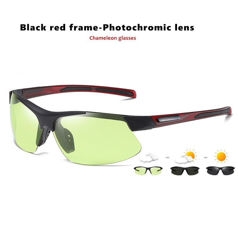 Brand Design Outdoor Sports Photochromic Sonnenbrille Polarisierte Herren Ultraleicht Winddicht Sonnenbrille Damen Schutzbrille zonnebril heren