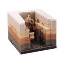 Omoshiroi Block 3D Memo Pads Novedad Famious Movie Building Harry Design Año Nuevo Navidad Cumpleaños Regalo