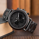 BOBOBIRD Herrenuhr Holz Herren Armbanduhren Leuchtgriff Chronograph Uhr relogio masculino In Geschenkbox