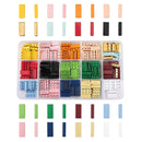 Cuentas de azulejo Tila esmaltadas Miuki coloridas, hematita cuadrada, cuentas de Metal bohemio, cuentas Myuki para fabricación de joyería, artesanía Diy, Navidad 2022