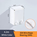 Badezimmer-Regal-Edelstahl-Goldwäscheleine-schöne Qualitäts-einzelne Linie Hotelart-Wäsche-Trocknungslinie für Badezimmer HJ-1256