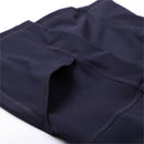 SYROKAN Atmungsaktive Luxus-Nacktgefühl-Sportshorts für Damen, hohe Taille, Bauchkontrolle, Shorts mit Seitentaschen, 15,2 cm