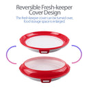 Kühlschrank-Aufbewahrungstablett für Lebensmittel, Obst, Gemüse, hält frisch, Organizer, Küche, konserviert Frisches, Gadget, Kühlschrank-Tabletts, dekorativ