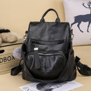 RanHuang Neu Kommen 2021 Frauen Mode Rucksack Weiches Leder Rucksack Quaste Reisetaschen Schule Rucksack Für Mädchen Schwarz A1672