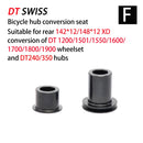 DT SWISS FreeHub dt240 350 1700 Kappen MTB Fahrradnaben Konverter Mountainbike Endadapter QR oder THRU Adapter HG/XD/MS BOOST