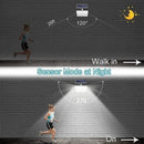 208LED Solarleuchten Outdoor Super Bright 3 Modi Bewegungssensor Licht mit 270 Weitwinkel-Wand-Solarlicht-Sicherheitsbeleuchtung