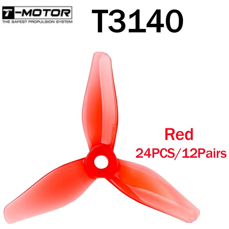 24 Stück/12 Paar T-Motor T3140 3140 3-Blatt-Propeller CW CCW Für RC Drone FPV Racing Brushless Motor