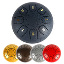Mini 8-Ton Steel Tongue Drum 6 Zoll Tongue Drum C Key Hand Pan Drum mit Drum Mallets Tragetasche