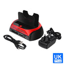 DeepFox USB2.0/Type C to 2.5 3.5 Inch Hard Drive Docking Station USB3.0 SATA IDE Dual Slots External SSD HDD Enclosure