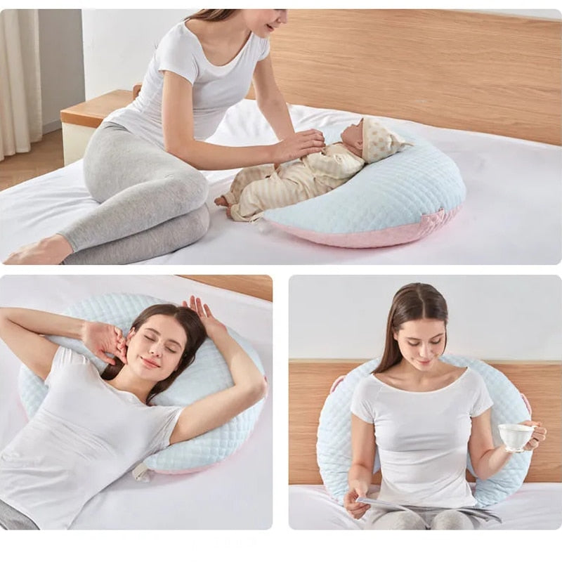 Breastfeeding Artifact Nursing Pillow Waist Chair Newborn Side Pillow Baby Learns to Sit And Stand Pillow Infant Horizontal Hold