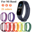Für Xiaomi Mi Band 3 4 5 Strap Armband Zubehör Pulseira Miband Ersatz Silikon Wriststrap Smart Wrist für Mi Band 5 4