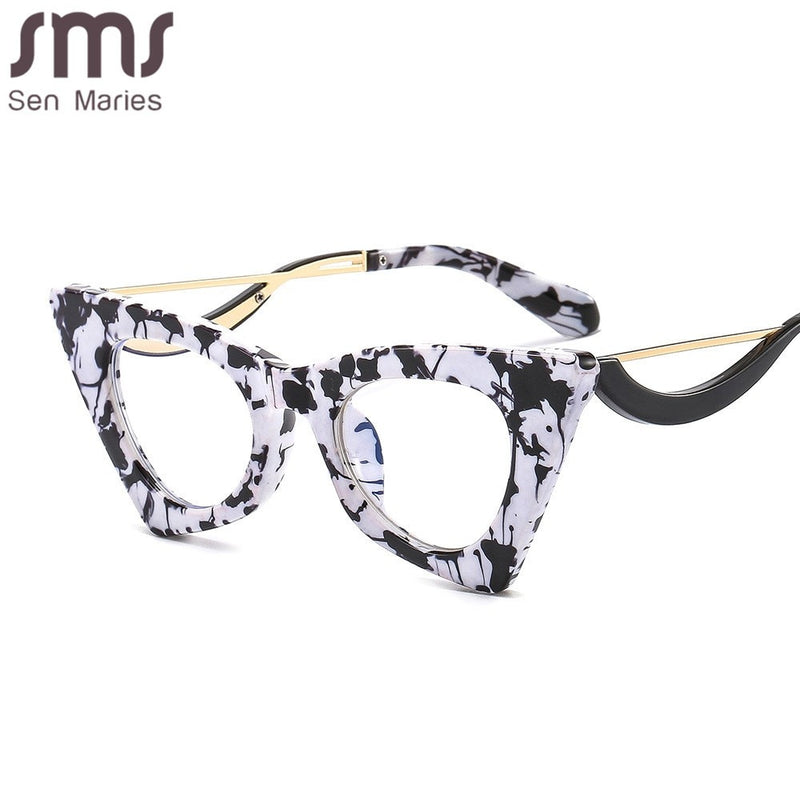 Fashion Cat Eye Womans Optical Glasses Prescription Lens Small Frames Women Transparent Glasses  Eyeglasses Frames