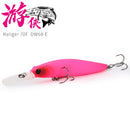 TSURINOYA Floating Minnow DW68 70F Angelköder 70 mm 5,2 g Ranger Profession Hartköder Jerkbait Crankbaits Swimbait Wobbler Köder