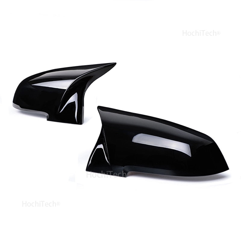 2 piezas tapa de la cubierta del espejo retrovisor negro carbón para BMW Serie 1 2 3 4 XM 220i 328i 420i F20 F21 F22 F23 F30 F32 F33 F36 X1