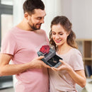 Girls Gift Natural Preserved Rose Jewelry Box /w Love Necklace Eteternal Flowers Jewelry Storage Case Birthday Gifts for Women