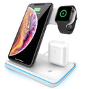 3 in 1 15W Fast Wireless Charger Dock Stand für iPhone 13 12 11 XS XR X 8 Apple Watch iWatch 7 6 Airpods Pro Qi Ladestation
