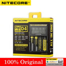Nitecore D4 D2 I4 I2 Digicharger LCD Intelligente Schaltung Globales Batterieladegerät 18650