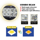 Auxtings 12 '' 22 '' 20 Zoll 12 V 24 V Offroad-LED-Lichtleiste Spot Flood Combo 20 '' 126 W LED-Arbeitslicht für Jeep Car 4WD Truck SUV ATV