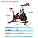 OneTwoFit Static Bike Heimtrainer Apartment Spinning Fahrrad Cardio Statische Pedale Heimtrainer Fahrrad Fitnessgeräte 120KG